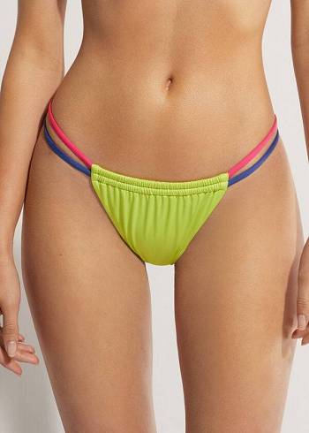 Abajo De Bikini Calzedonia Brazilian String Tokyo Eco Mujer Verdes | MX2845UT