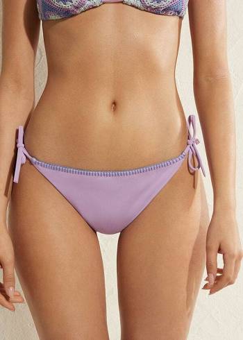 Abajo De Bikini Calzedonia Brazilian String Tel Aviv Mujer Morados | MX2850WY