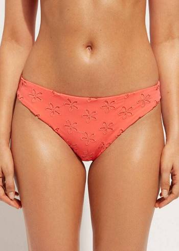 Abajo De Bikini Calzedonia Corfù Mujer Coral Naranjas | MX2819YU