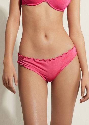 Abajo De Bikini Calzedonia Formentera Mujer Fucsia | MX2808JJ