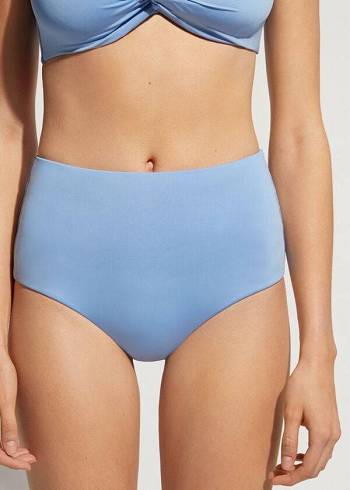 Abajo De Bikini Calzedonia High Shaper Cintura Indonesia Eco Mujer Azules | MX2788AP