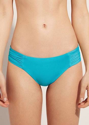 Abajo De Bikini Calzedonia Indonesia Eco rosa Mujer Turquesa | MX2707EX