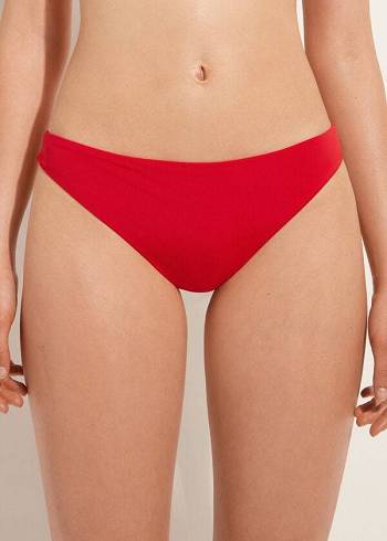 Abajo De Bikini Calzedonia Indonesia Eco Low rise Mujer Rojos | MX2714FM