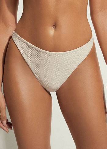 Abajo De Bikini Calzedonia The Hamptons Mujer Beige | MX2563VD