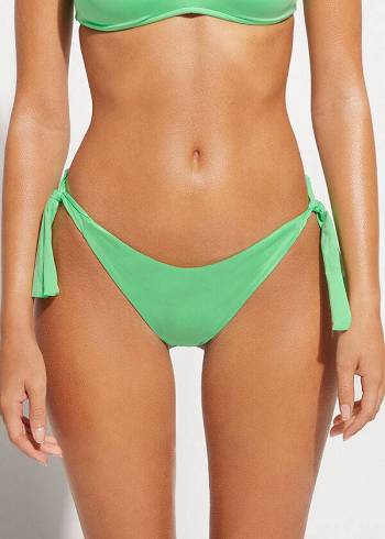 Abajo De Bikini Calzedonia Tied Indonesia Eco Mujer Verde Menta | MX2544HK