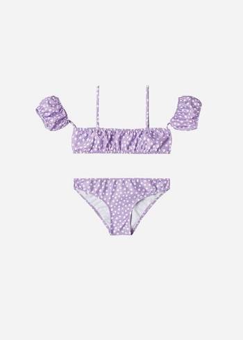 Bañadores Calzedonia Two Piece Cipro Niños Morados | MX1135ZG