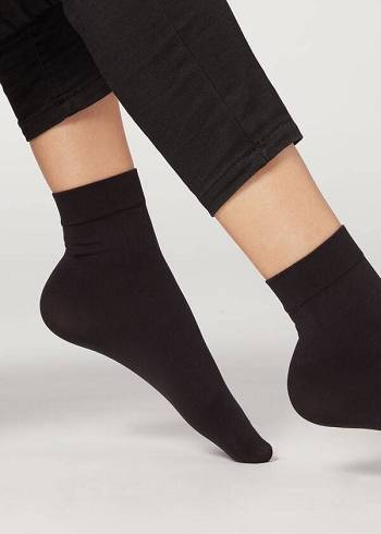 Calcetines Calzedonia 50 Denier Soft Touch Corta Mujer Negros | MX1866VD