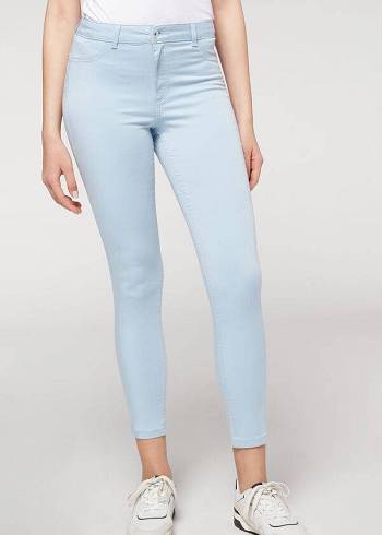 Jeans Calzedonia Eco Light Push Up Denim Mujer Beige | MX1606VD