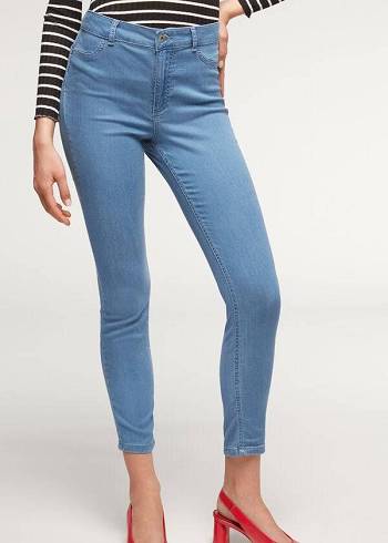 Jeans Calzedonia Eco Light Push Up Denim Mujer Azules | MX1608NB