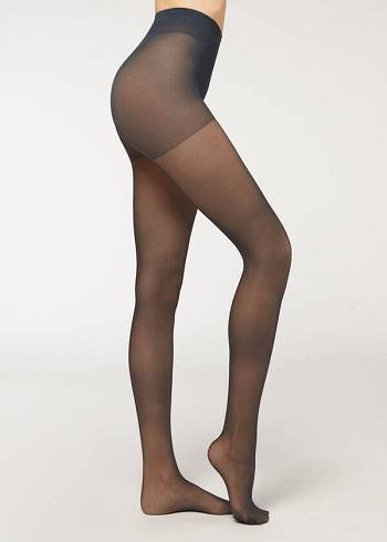 Mallas Calzedonia 40 Denier Action Medium Sheer Mujer Azules | MX2996HK