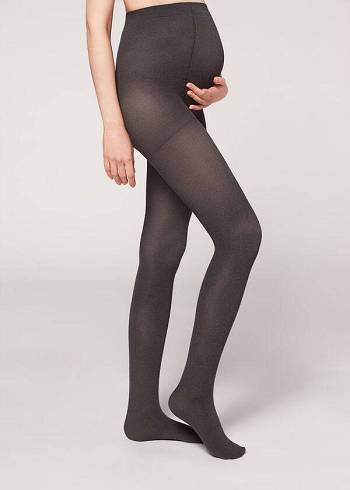 Mallas Calzedonia 60 Maternity Denier Mujer Grises | MX3186ZG