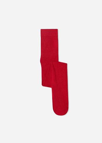 Mallas Calzedonia Super Opaque with Cashmere Niños Rojos | MX1186LH