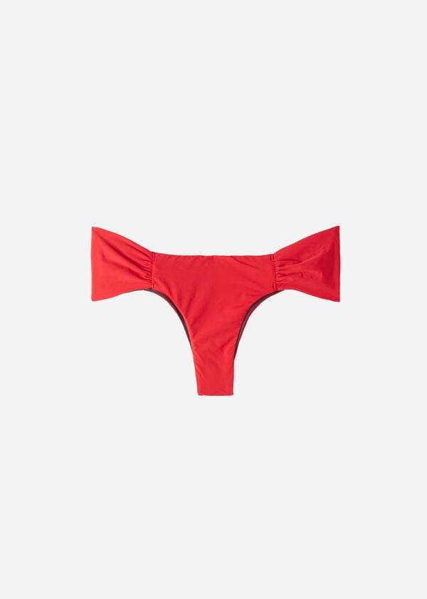 Abajo De Bikini Calzedonia Brazilian Indonesia Eco Mujer Rojos | MX2876ZG