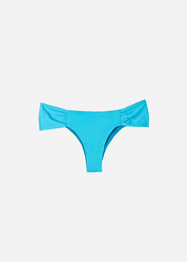 Abajo De Bikini Calzedonia Brazilian Indonesia Eco Mujer Turquesa Verdes | MX2877LH