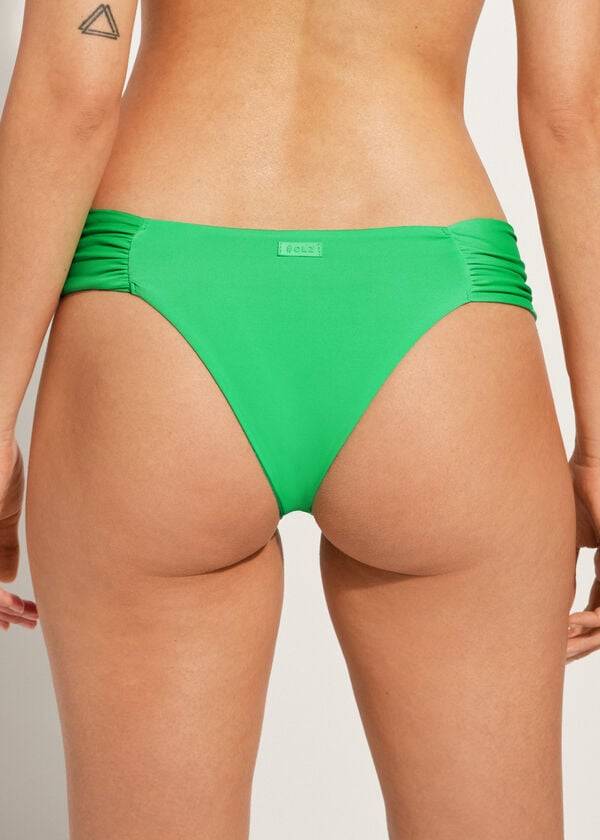 Abajo De Bikini Calzedonia Brazilian Indonesia Eco Mujer Verdes | MX2879JJ