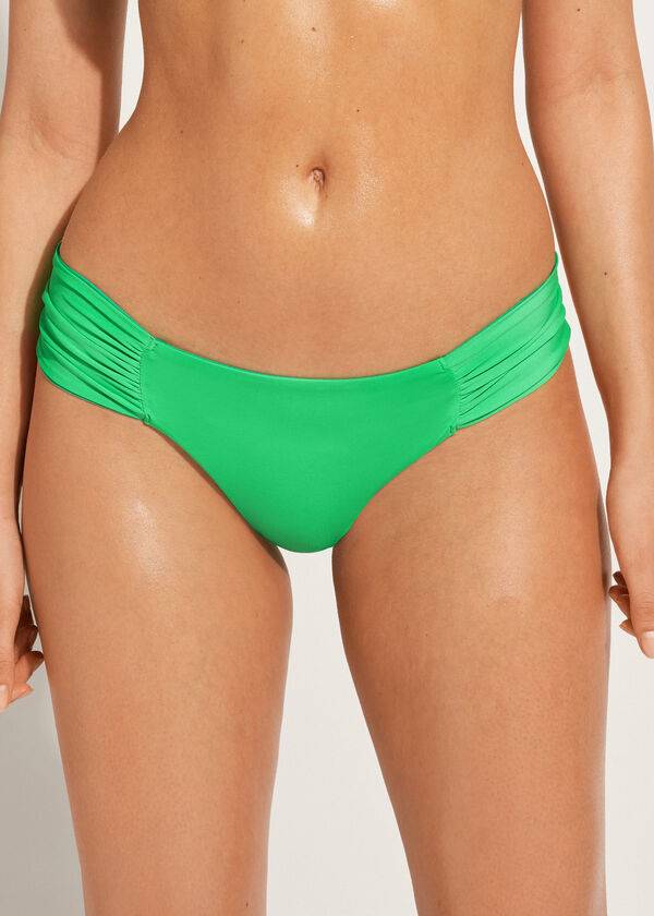 Abajo De Bikini Calzedonia Brazilian Indonesia Eco Mujer Verdes | MX2879JJ