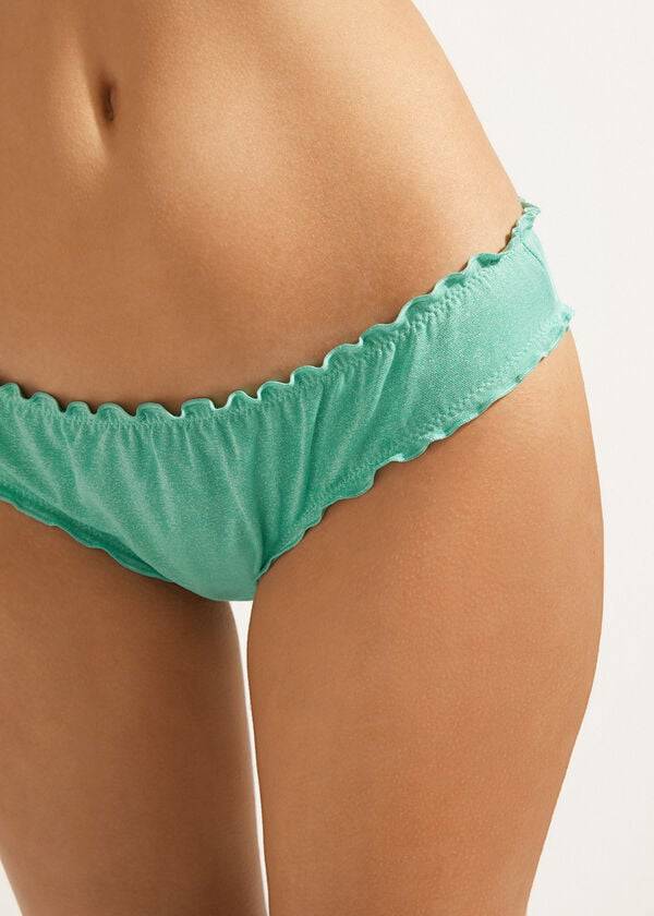 Abajo De Bikini Calzedonia Formentera Mujer Verdes | MX2810GL