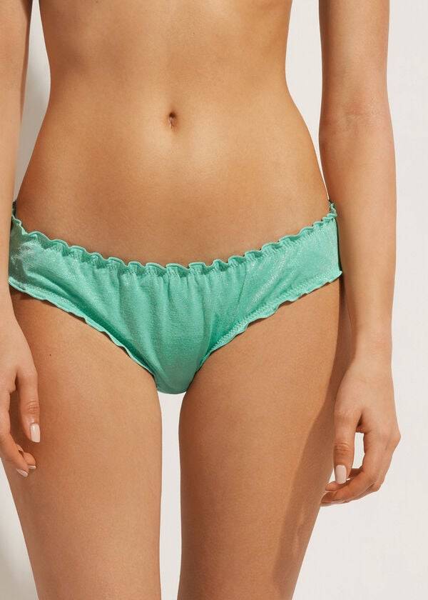 Abajo De Bikini Calzedonia Formentera Mujer Verdes | MX2810GL