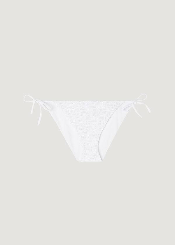 Abajo De Bikini Calzedonia String Lanzarote Mujer Blancos | MX2593LH