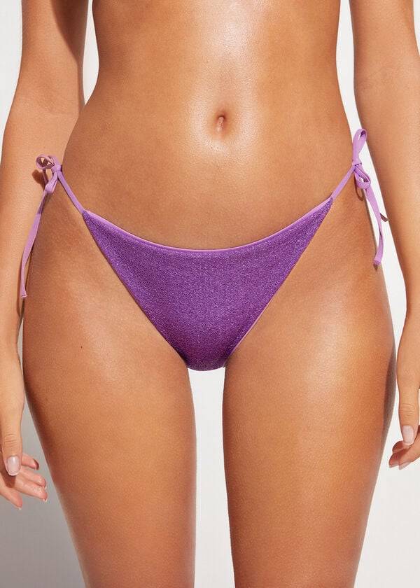 Abajo De Bikini Calzedonia String Las Vegas Mujer Morados | MX2591XF