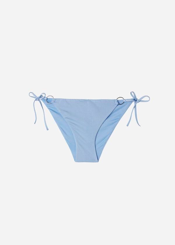 Abajo De Bikini Calzedonia String Tie Abu Dhabi Mujer Azules | MX2572FM