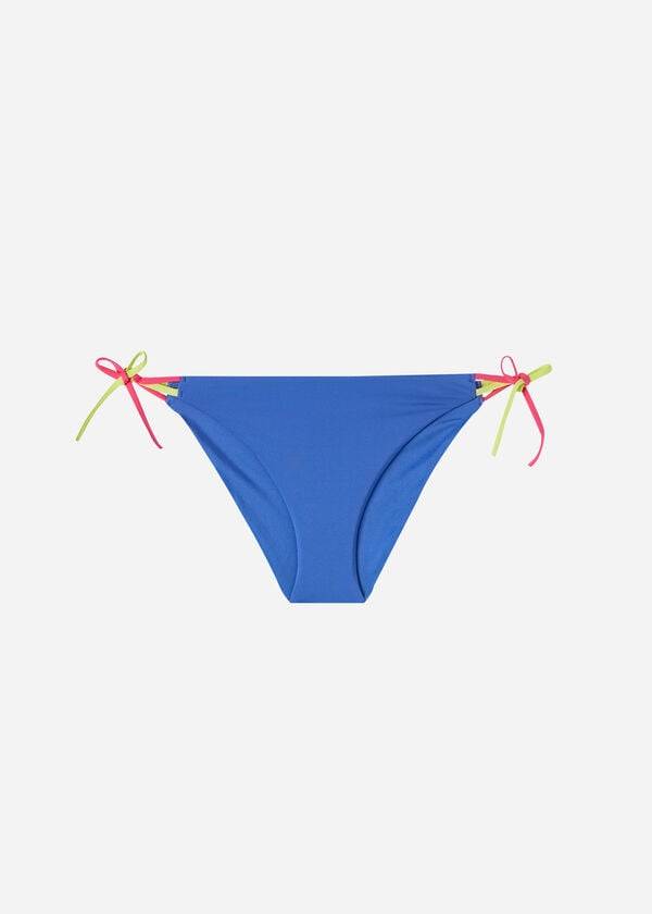 Abajo De Bikini Calzedonia String Tokyo Mujer Azules | MX2566ZG