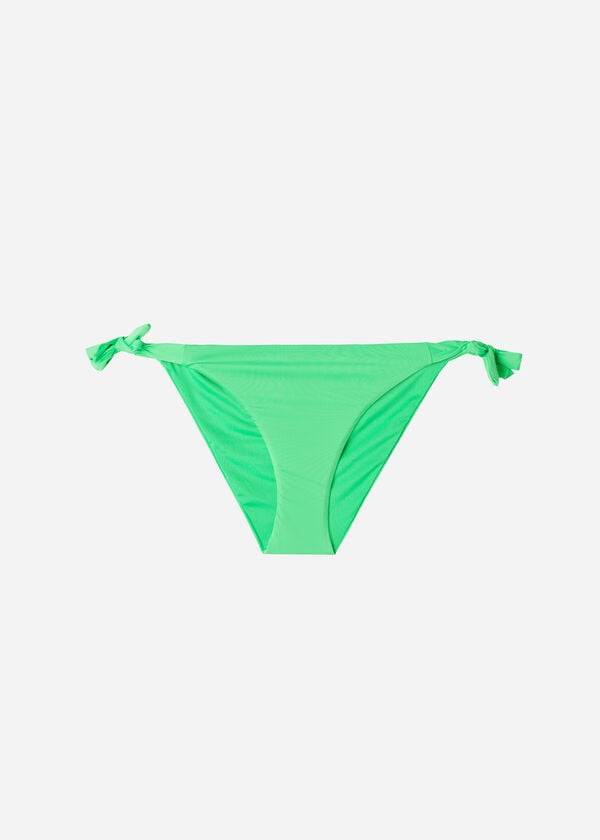 Abajo De Bikini Calzedonia Tied Indonesia Eco Mujer Verde Menta | MX2544HK