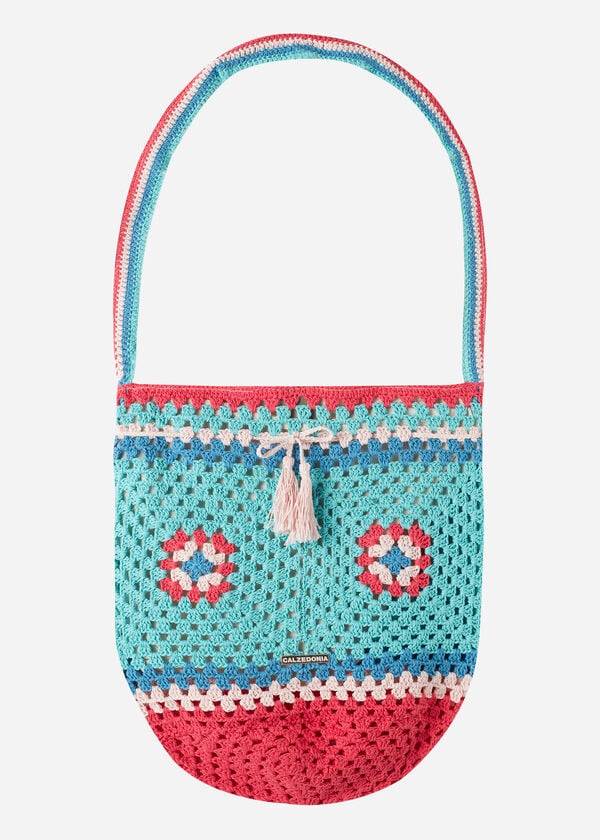 Accesorios Calzedonia Crochet Beach Bag Mujer Turquesa Azules | MX2917YU