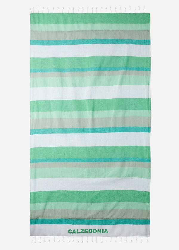 Accesorios Calzedonia Logo Beach Towel Mujer Verdes | MX2913PQ