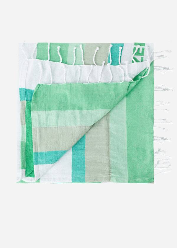 Accesorios Calzedonia Logo Beach Towel Mujer Verdes | MX2913PQ