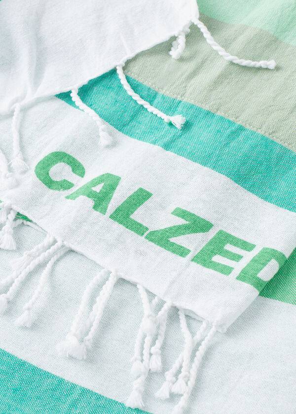 Accesorios Calzedonia Logo Beach Towel Mujer Verdes | MX2913PQ