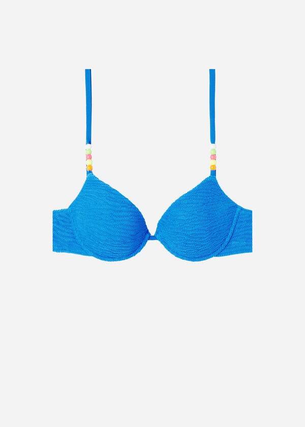 Arriba De Bikini Calzedonia Acolchado Push-Up San Diego Mujer Azules | MX2313DN