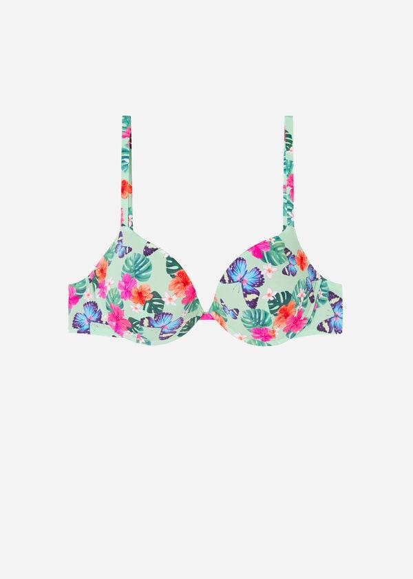 Arriba De Bikini Calzedonia Acolchado Push-Up Malibu Mujer Multicolor | MX2329VD