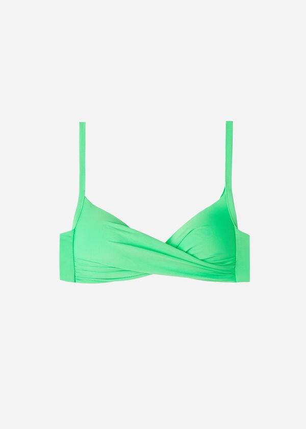 Arriba De Bikini Calzedonia Acolchado Triangle Indonesia Eco cobey Mujer Verde Menta | MX2279ZG