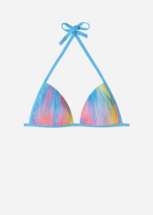 Arriba De Bikini Calzedonia Graduated Acolchado Triangle Maiorca Mujer Multicolor | MX2449UT