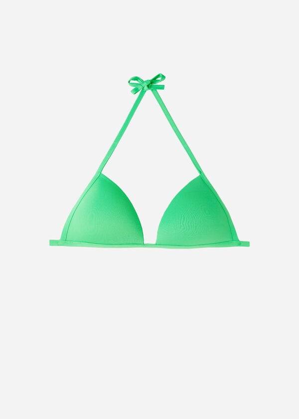 Arriba De Bikini Calzedonia Graduated Soft Acolchado Triangle Indonesia Mujer Verdes | MX2430MA