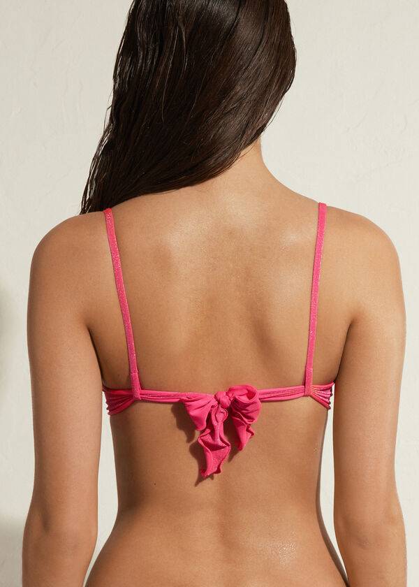 Arriba De Bikini Calzedonia Push Up Formentera Mujer Rosas | MX2250JJ