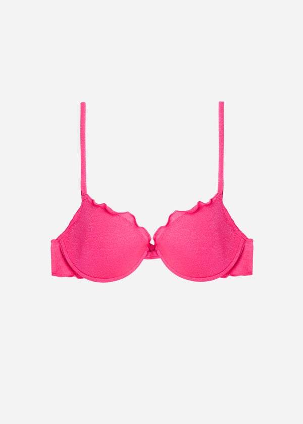 Arriba De Bikini Calzedonia Push Up Formentera Mujer Rosas | MX2250JJ