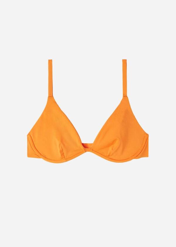 Arriba De Bikini Calzedonia Push Up Indonesia Eco Mujer Naranjas | MX2242OR