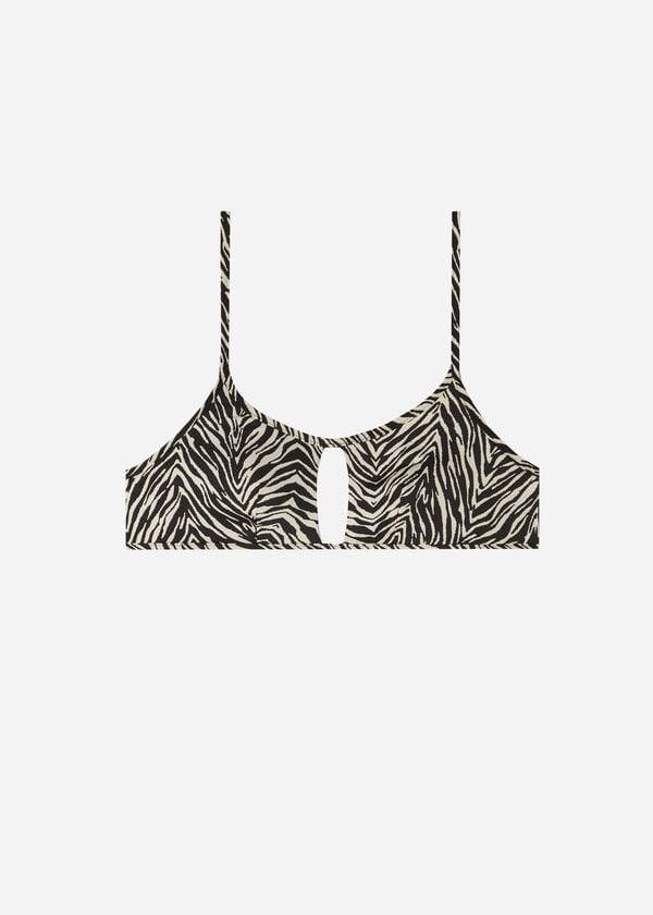 Arriba De Bikini Calzedonia Tank Estilo Zebra Nairobi Mujer Negros | MX2191PQ