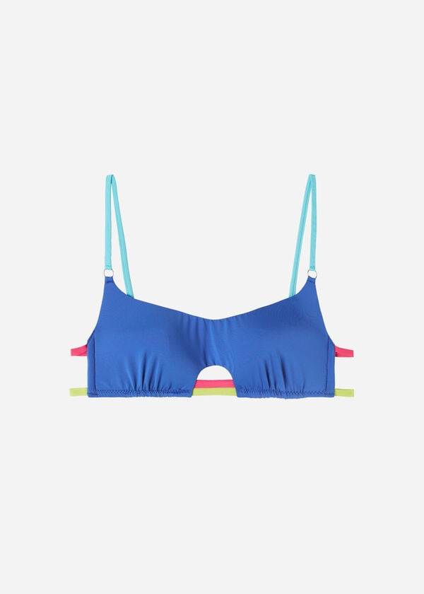 Arriba De Bikini Calzedonia Tank Tokyo Eco Mujer Azules | MX2187YU