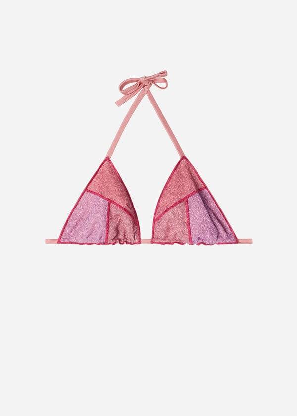 Arriba De Bikini Calzedonia Triangle String Lisbona Mujer Rosas | MX2141SO