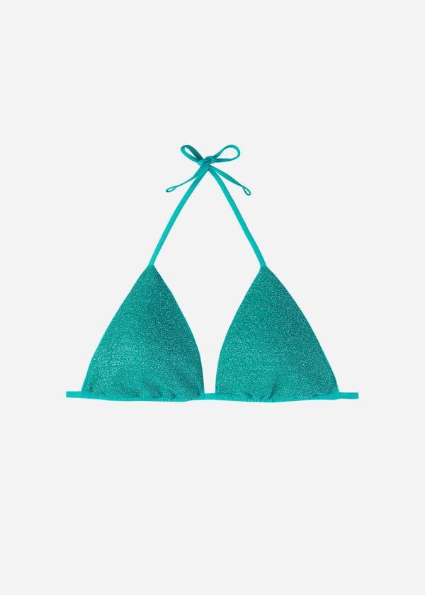 Arriba De Bikini Calzedonia Triangle String Las Vegas Mujer Azules | MX2142DN