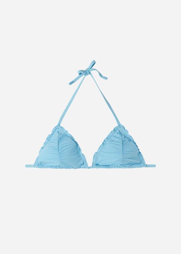 Arriba De Bikini Calzedonia Triangle String Islamorada Mujer Azules | MX2144GL