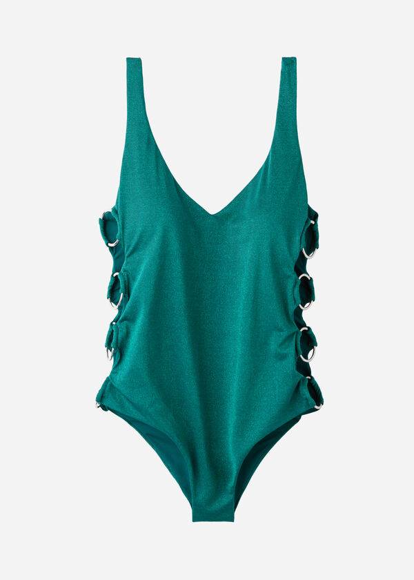 Bañadores Calzedonia Acolchado One-Piece Hollywood Mujer Verdes | MX2014GL