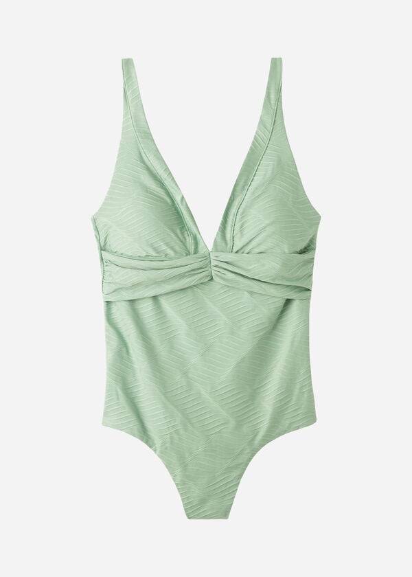 Bañadores Calzedonia Acolchado One-Piece Genova Mujer Verdes | MX2017KI