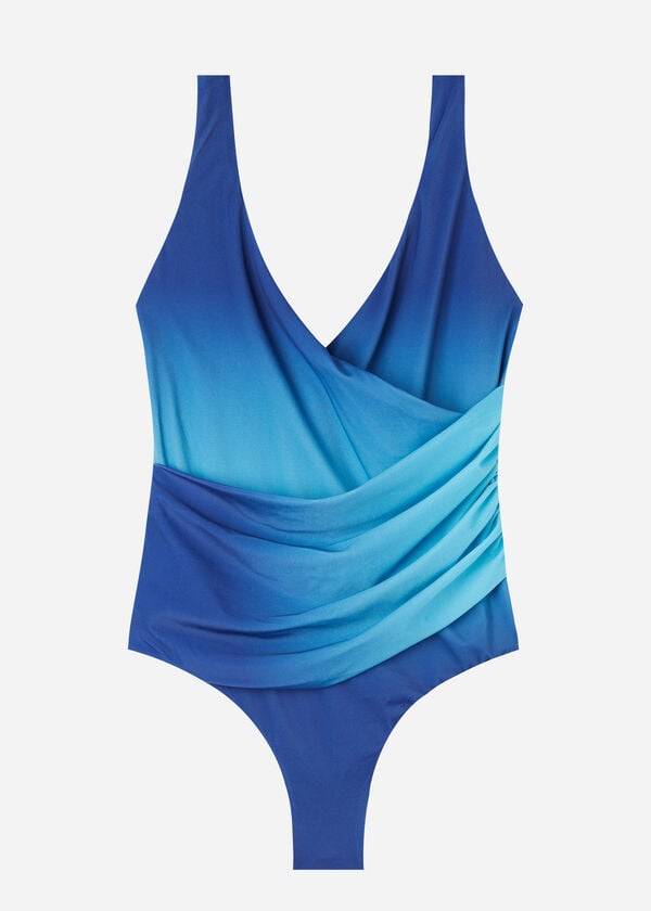 Bañadores Calzedonia One Piece Denver Mujer Azules | MX2033IS