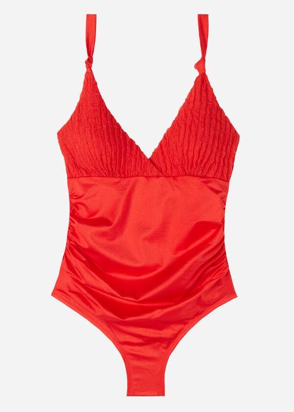 Bañadores Calzedonia One Piece Marrakech Mujer Rojos | MX2023BC