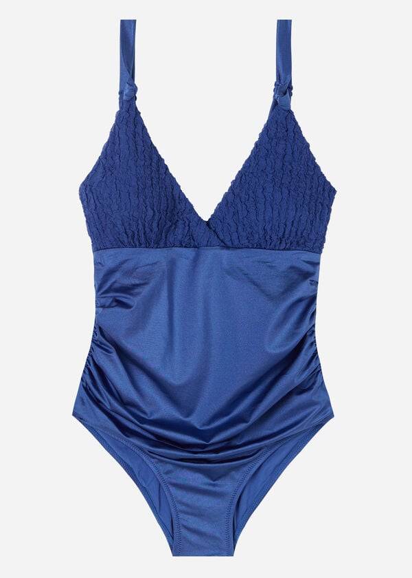 Bañadores Calzedonia One Piece Marrakech Mujer Azul Marino | MX2024NB