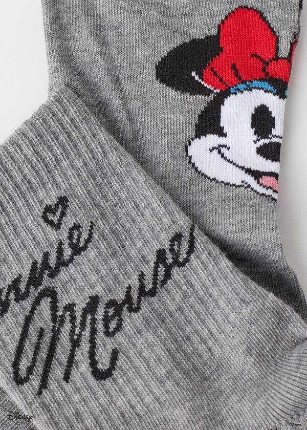 Calcetines Calzedonia Disney Patterned Corta Mujer Grises | MX1766QZ